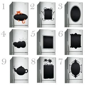 Kitchen Chalkboard Sticker for Refrigerator - Magnetic Fridge Decal